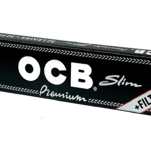 OCB Premium Slim King Size Cigarette Papers (with tips)
